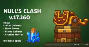 Update Null’s Clash 17.360.13 — Crafted Defenses, Ice Block Spell & More